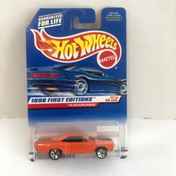 hot wheels 1998 first editions 70 roadrunner